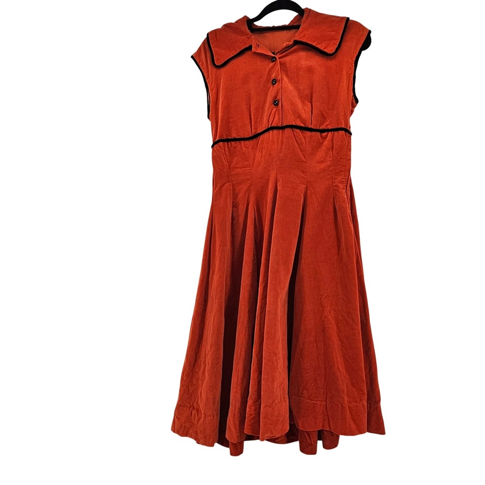 Vintage Pin Up‎ Handmade Swing Dress Rockabilly Twee Womens Size Small